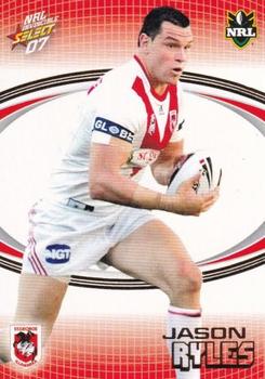 2007 Select NRL Invincible #142 Jason Ryles Front